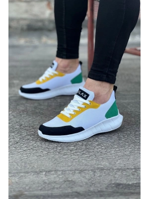 Wagoon Wg063 Beyaz Füme Triko Erkek Erkek Spor Ayakkabı