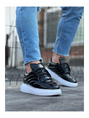 Wagoon WG094 Siyah Rugan Erkek Casual Ayakkabı