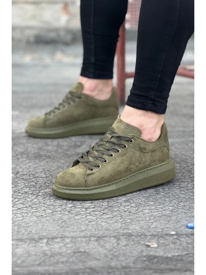 Wagoon Wg096 Haki Süet Günlük Erkek Casual Ayakkabı Erkek Günlük Ayakkabı