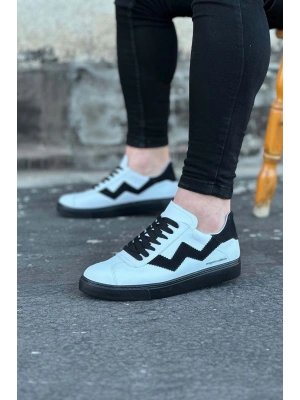 Wagoon WG160 Beyaz Siyah Erkek Casual Ayakkabı