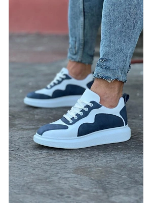 Wagoon WG301 Beyaz Mavi Erkek Casual Ayakkabı