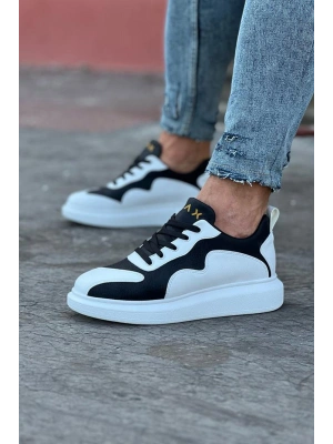 Wagoon WG301 Beyaz Siyah Erkek Casual Ayakkabı