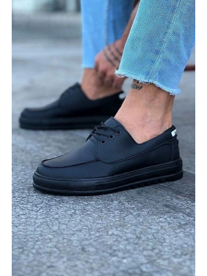 Wagoon Wg506 Kömür Erkek Saraclı Casual Ayakkabı Erkek Günlük Ayakkabı