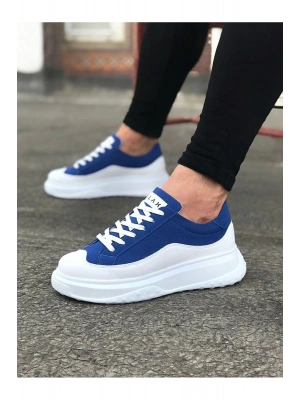 Wagoon Wg507 Beyaz Mavi Erkek Ayakkabı Erkek Günlük Ayakkabı