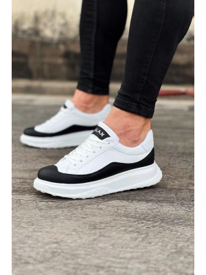 Wagoon WG507 Beyaz Siyah Beyaz Erkek Ayakkabı