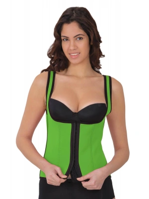 YEŞİL MI 9173 Agraflı Göğsü Açık Atlet Korse