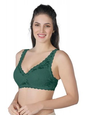 YEŞİL MI Emay 188 C Pedli Dantelli Telli Toparlayıcı Sütyen