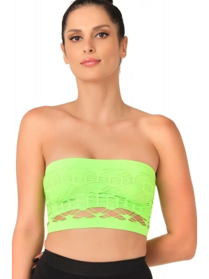 YEŞİL MI Emay 4050 Double Örgü Toparlayıcı Straplez Büstiyer