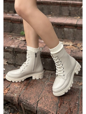 Yuran Bej Cilt Bağcıklı Kadın Bot