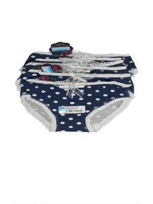 2595  Berrak  Lacivert Renkli Beli Dantelli Çocukı Bikini 6 Adet 1-2 yaş