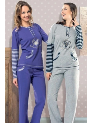 Berrak Bayan Kışlık Pijama Takımı 5290