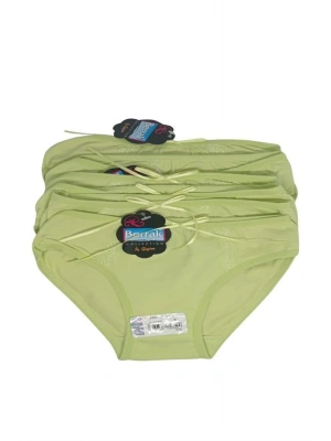 Berrak Kız Bikini Külot 6 lı 2580 1-2 yaş  yeşil