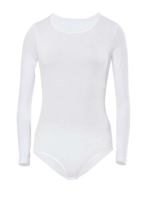 Berrak Kız Çocuk Uzun Kol Çıtçıtlı Pamuklu Badi