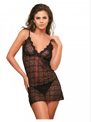 Dantel Gecelik Takımı 2605