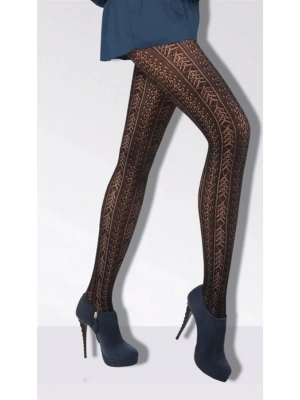 Daymod Kadın Amatista Micro File Desenli Külotlu Çorap