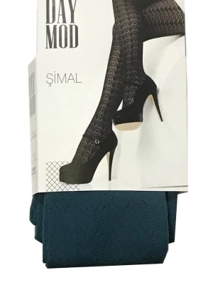 Daymod Kadın Şimal Micro File Desenli Külotlu Çorap