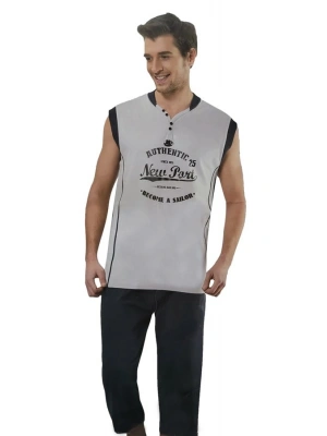 Erkek Kaprili Pijama Takımı  20009