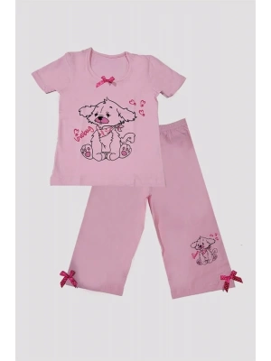 Kız Baskılı Pijama Takımı