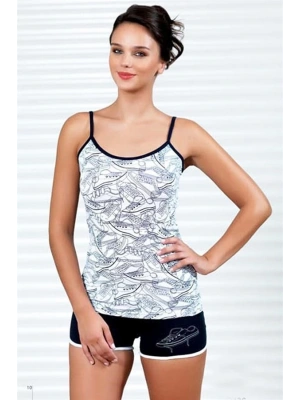 Şahinler Ayakkabı Baskılı Şortlu Takım B436