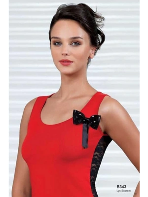 Şahinler Bayan Arkası Tüllü Atlet B343