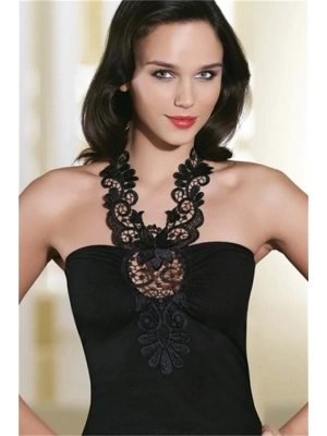 Şahinler Güpürlü Straples Atlet B378