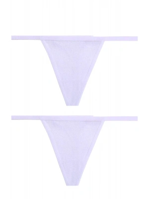 Süprem Penye Tanga Külot 2li Model RenkliModellerimiz 83014-2Lİ