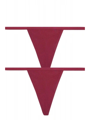 Süprem Penye Tanga Külot 3lü Model RenkliModellerimiz 83015-2Lİ