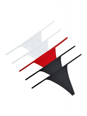 Süprem Penye Tanga Külot 5li Model RenkliModellerimiz 83018-5Lİ