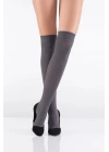 İtaliana Kadın Düz Koton Diz Üstü Çorap 1606