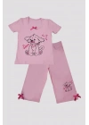 Kız Baskılı Pijama Takımı