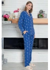 LİMİSSİ DESENLİ PAMUK VİSKON PİJAMA TAKIMI