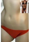 Özel Tasarım Bağlamalı Kiremit Rengi Bikini Alt