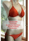 Özel Tasarım Bağlamalı Kiremit Rengi Bikini Üst