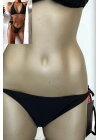 Özel Tasarım Bağlamalı Siyah Bikini Alt
