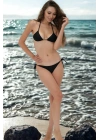Özel Tasarım Bağlamalı Siyah Bikini Takımı