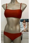 Özel Tasarım Kiremit Rengi Şık Bikini Alt