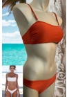 Özel Tasarım Kiremit Rengi Şık Bikini Takımı