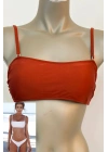 Özel Tasarım Kiremit Rengi Şık Bikini Üst