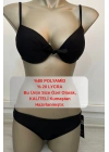 Özel Tasarım Ön Kısmı Fiyonk Siyah Bikini Takımı