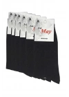 Siyah Erkek Çorabı Tek- May Komet 6 lı