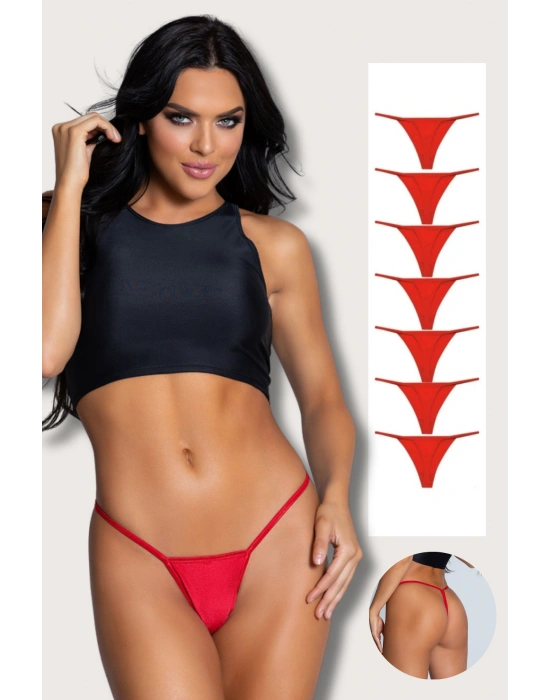 7 Lİ Kadın String Tanga Külot A-1000