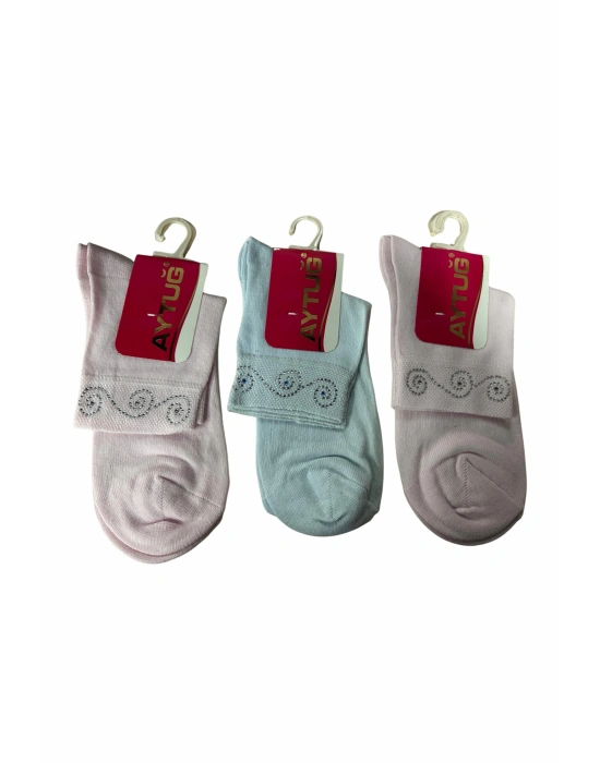 Aytuğ Taşlı Bayan Soket Çorabı 30320