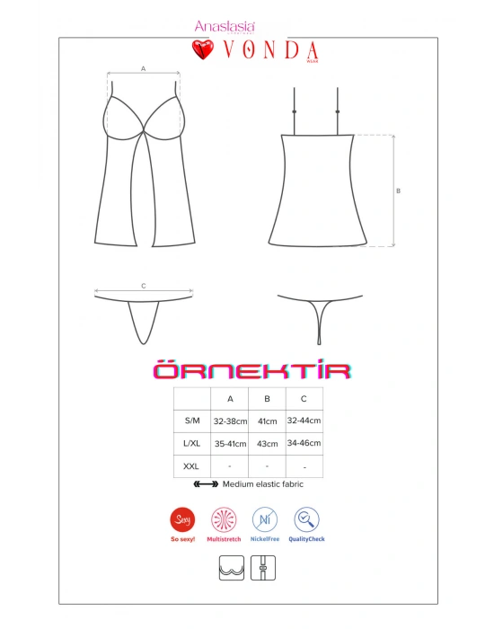 Beyaz Kenarları Dantel Sütyen Etek Hemşire Kostüm Kıyafeti şık 52091
