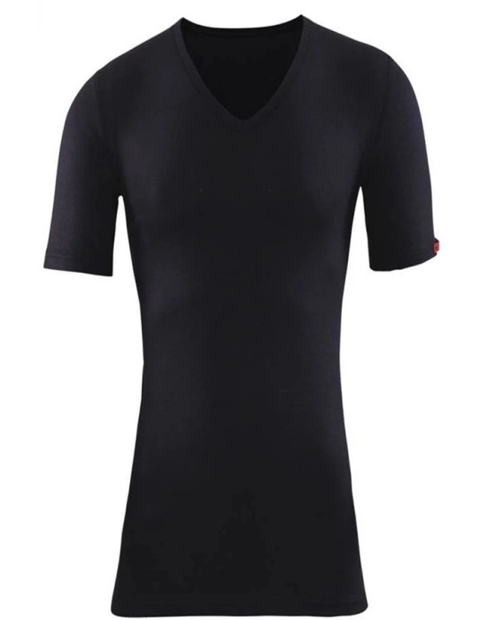 Bsm Unisex V Yaka Kısa Kol Termal Body 10303