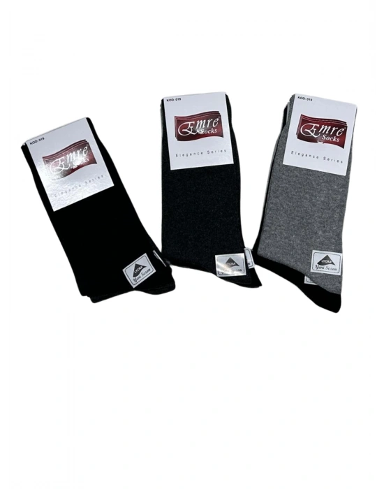 Emre Garson Boy Likralı Erkek Çorabı Asorti renk 37-40 Numara Ayak İçin 10 ADET