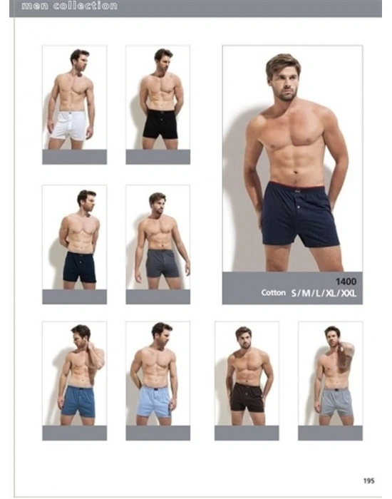 Erdem Erkek Penye Boxer 1400