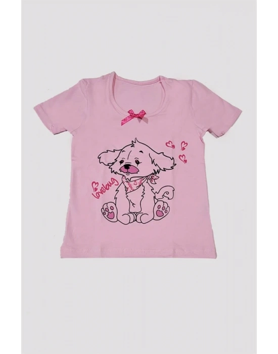 Kız Baskılı Pijama Takımı