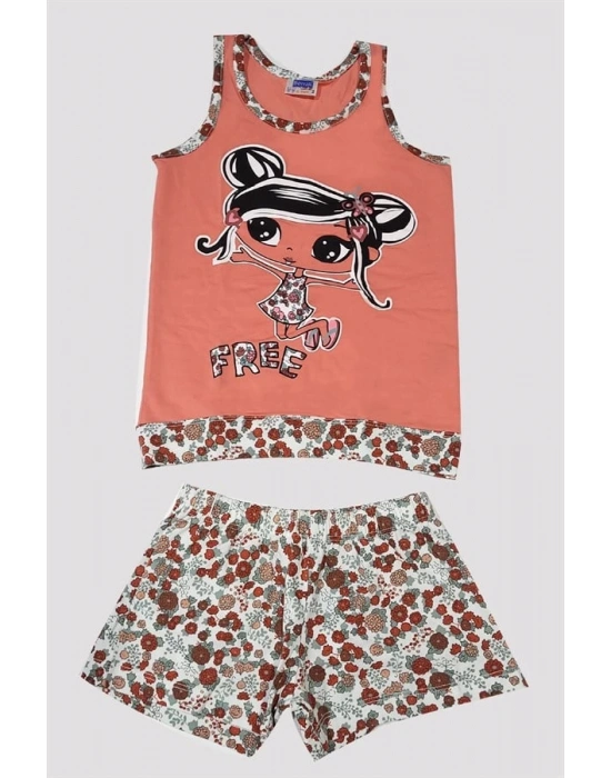 Kız Çocuk Şortlu Takım 6525