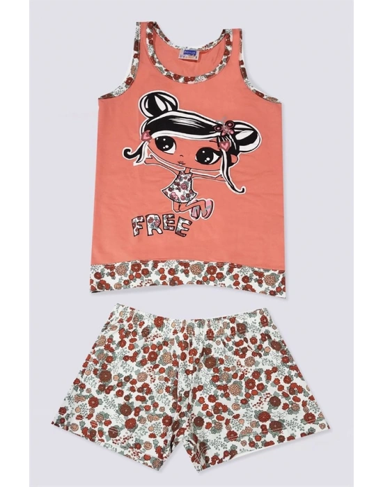 Kız Çocuk Şortlu Takım 6525
