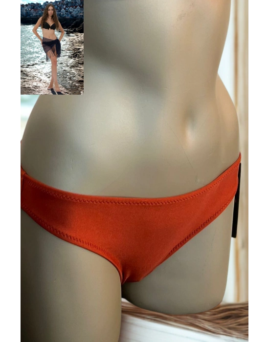 Özel Tasarım Şık Kiremit Rengi Bikini Alt